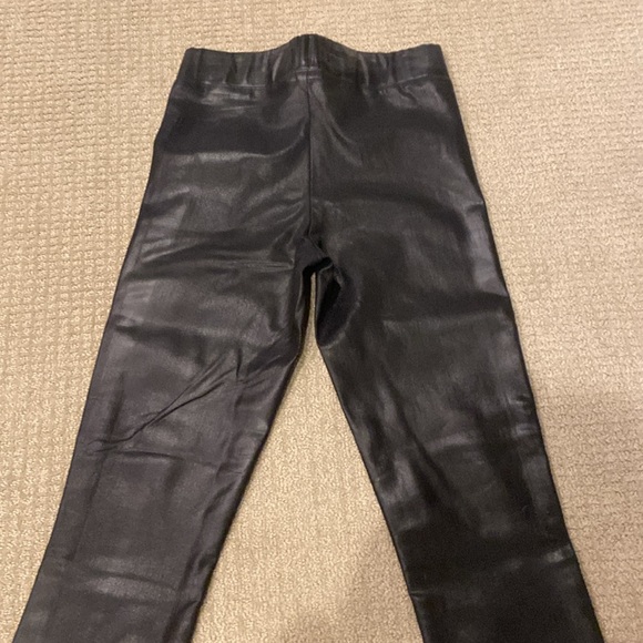 NWOT L’agence coated pull on pants.  Black.  Size XS. - Picture 6 of 6